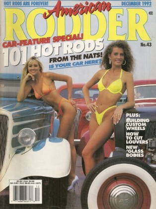 AMERICAN RODDER 1992 DEC - LOUISVILLE HOT ROD NATIONALS, HOW TO CUT LOUVERS